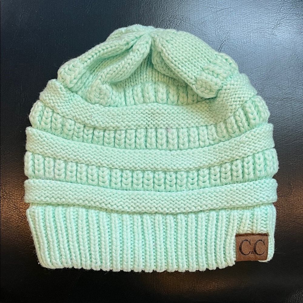C.C Kids Mint Knit Beanie